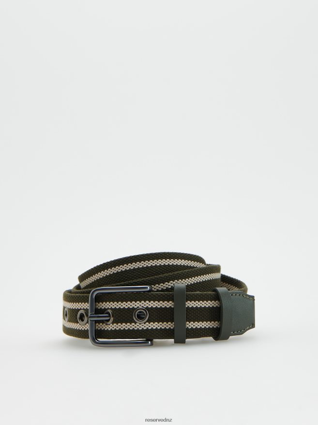 Reserved Men Belt P6H08T1698 Accessory Olive
