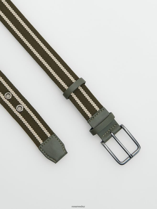 Reserved Men Belt P6H08T1698 Accessory Olive