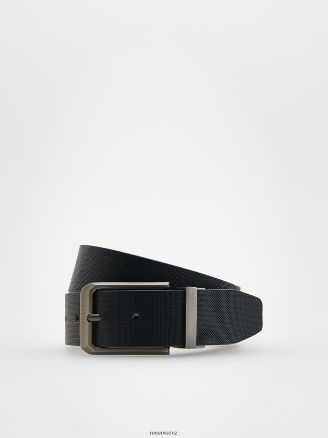 Reserved Men Buckle Belt P6H08T1696 Accessory Black