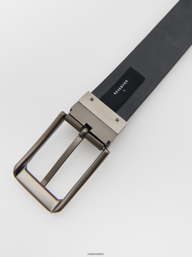 Reserved Men Buckle Belt P6H08T1696 Accessory Black