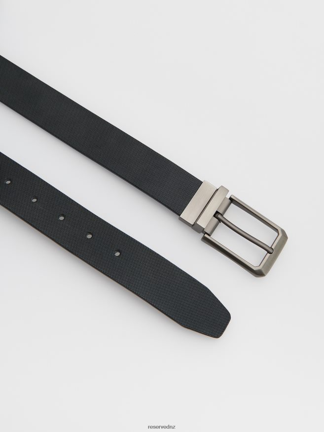 Reserved Men Buckle Belt P6H08T1696 Accessory Black
