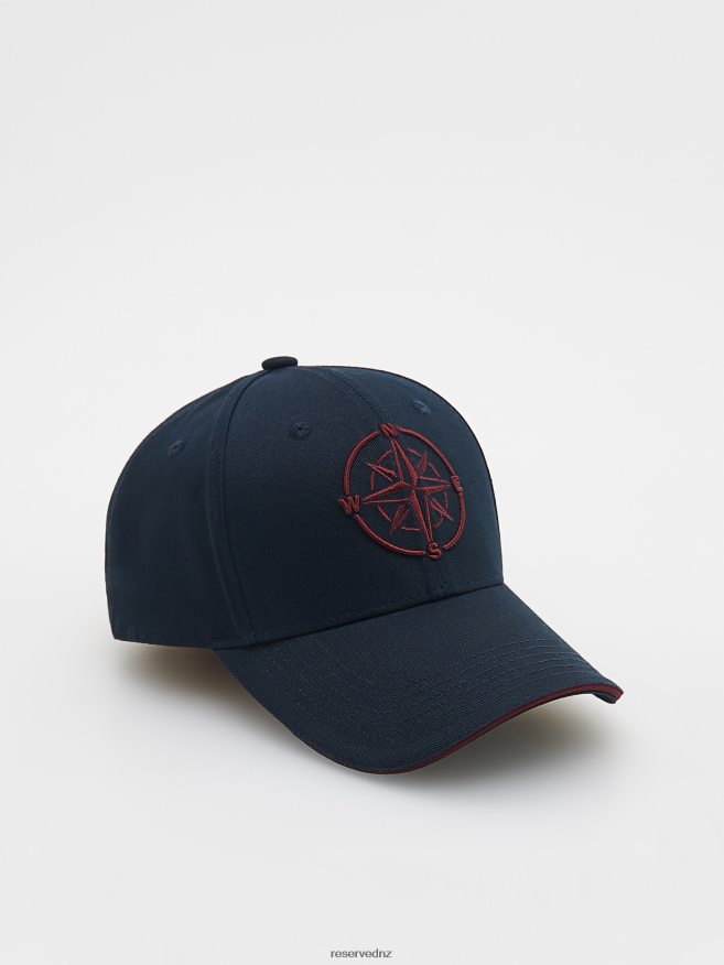 Reserved Men Cap With Embroidery P6H08T1673 Accessory Navy