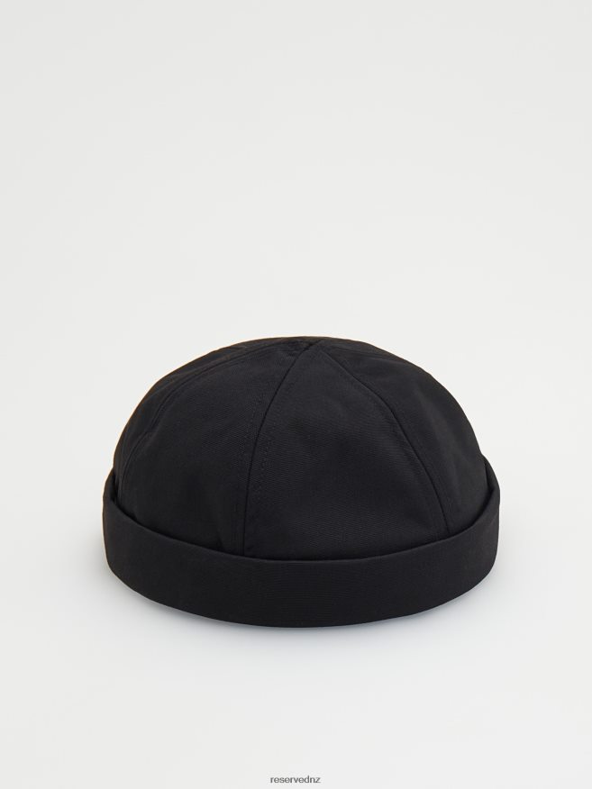 Reserved Men Docker Hat P6H08T1670 Accessory Black