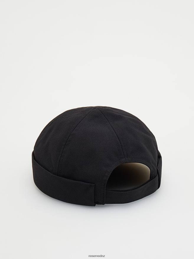 Reserved Men Docker Hat P6H08T1670 Accessory Black