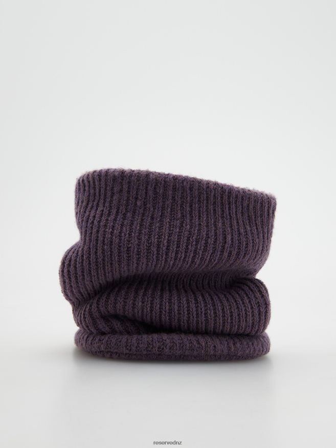 Reserved Men Recycled Polyester Snood P6H08T1677 Accessory Grape
