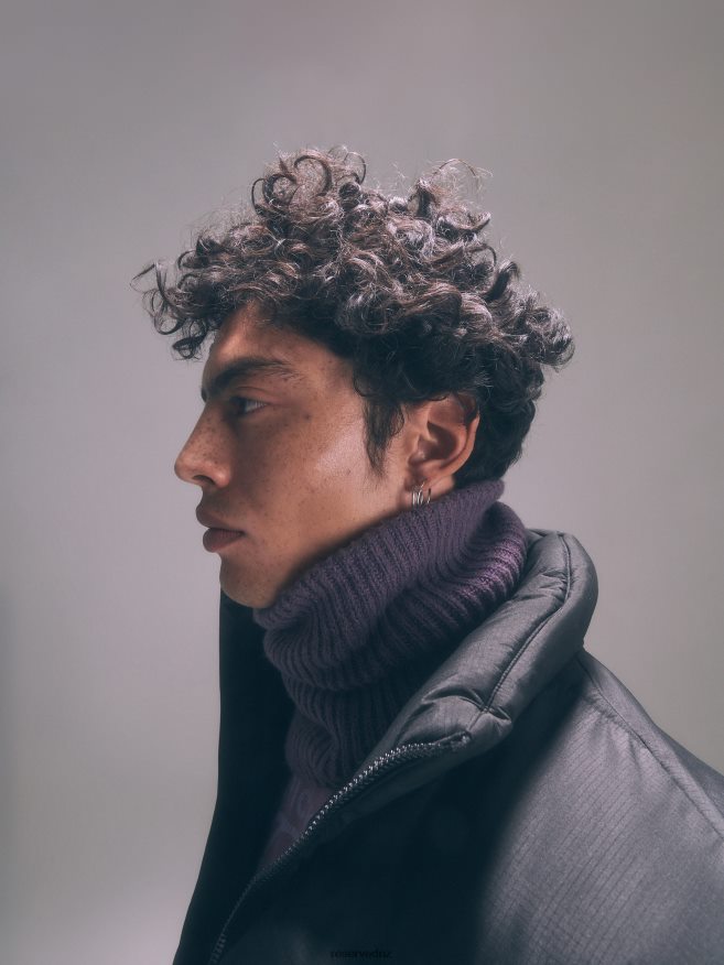 Reserved Men Recycled Polyester Snood P6H08T1677 Accessory Grape