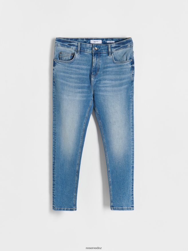 Reserved Men Carrot Slim Jeans P6H08T1547 Apparel Blue