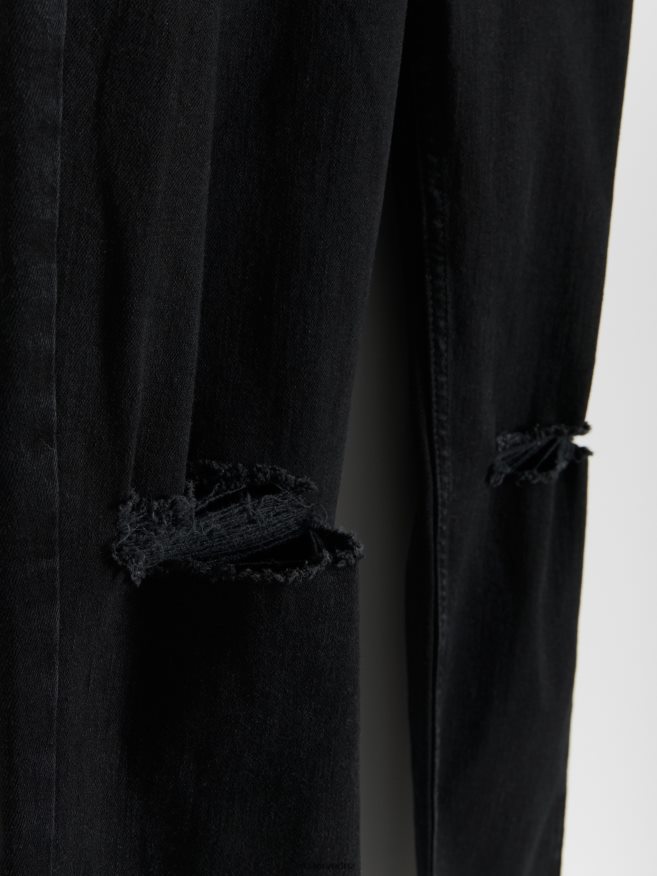 Reserved Men Carrot Slim Jeans P6H08T1574 Apparel Black