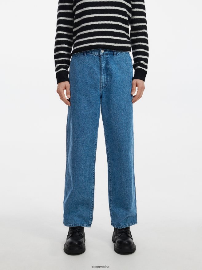 Reserved Men Loose Jeans P6H08T1572 Apparel Blue