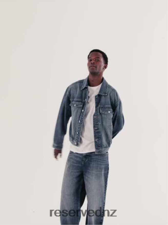 Reserved Men Loose Jeans With Wash Effect P6H08T1551 Apparel Light Grey