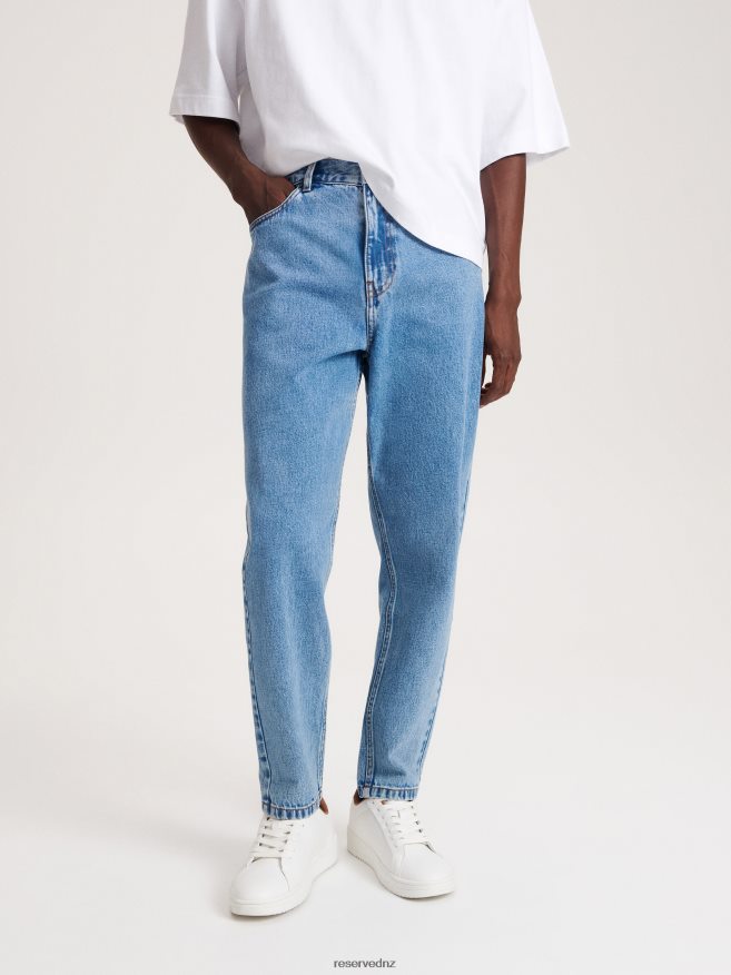 Reserved Men Regular Carrot Jeans P6H08T1528 Apparel Blue