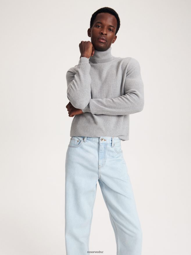 Reserved Men Regular Carrot Jeans P6H08T1529 Apparel Blue