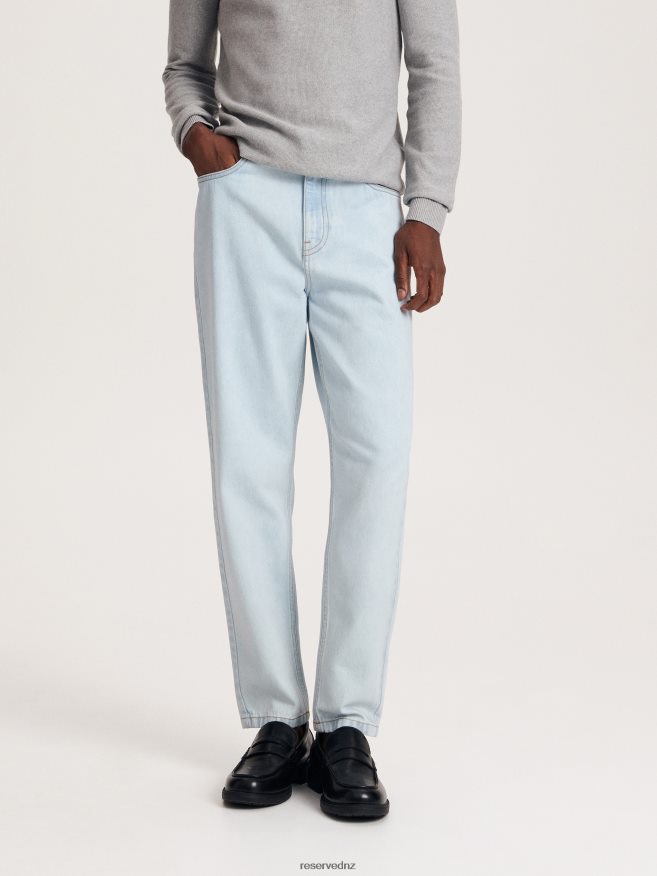 Reserved Men Regular Carrot Jeans P6H08T1529 Apparel Blue