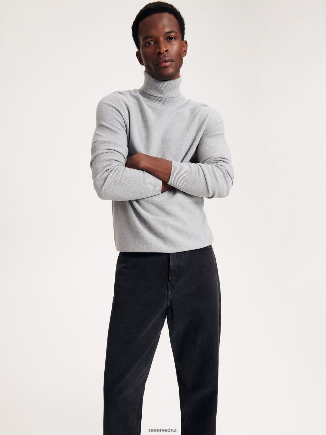 Reserved Men Regular Carrot Jeans P6H08T1542 Apparel Black