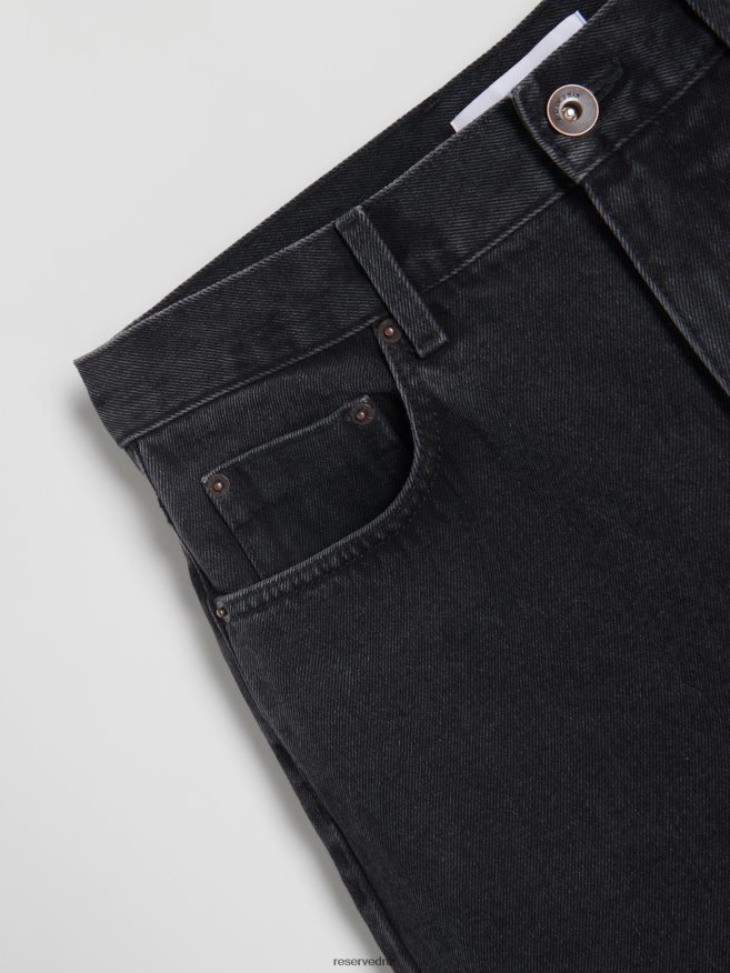 Reserved Men Regular Carrot Jeans P6H08T1542 Apparel Black