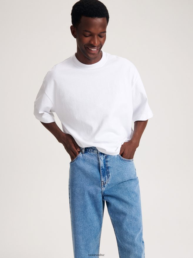 Reserved Men Regular Carrot Jeans P6H08T1543 Apparel Blue