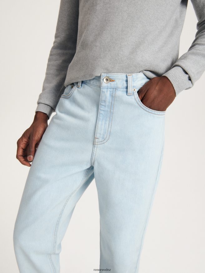Reserved Men Regular Carrot Jeans P6H08T1544 Apparel Blue