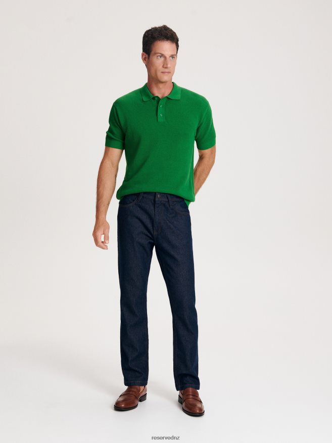 Reserved Men Regular Fit Jeans P6H08T1550 Apparel Steel Blue