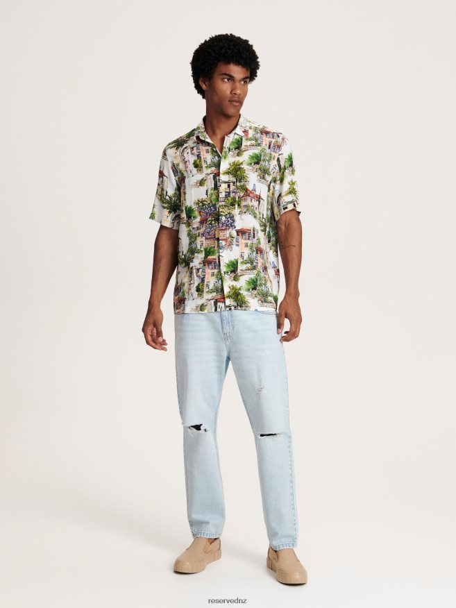 Reserved Men Regular Jeans P6H08T1571 Apparel Blue