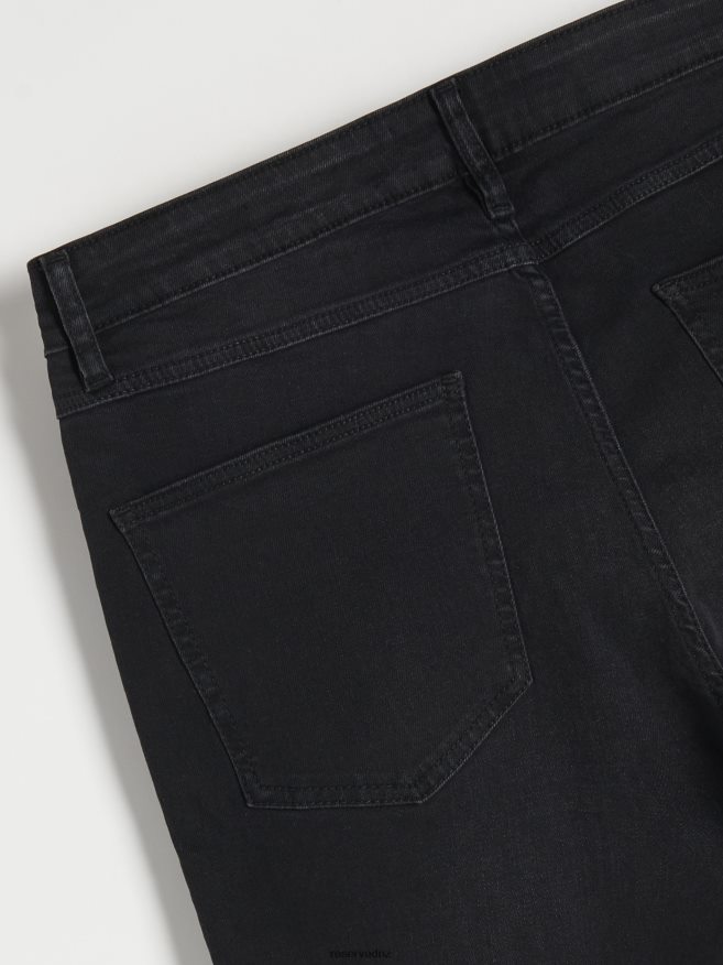 Reserved Men Skinny Distressed Jeans P6H08T1582 Apparel Black