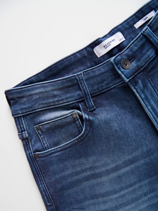 Reserved Men Slim Fit Jeans P6H08T1569 Apparel Navy