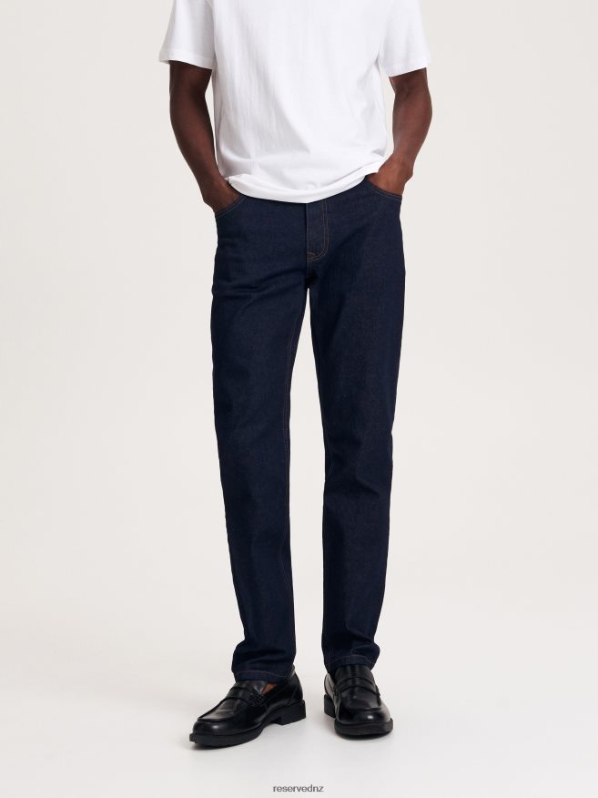 Reserved Men Slim Jeans With Wash Effect P6H08T1532 Apparel Steel Blue