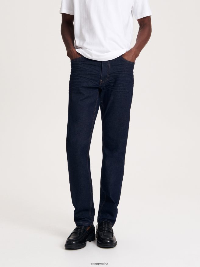 Reserved Men Slim Jeans With Wash Effect P6H08T1552 Apparel Steel Blue
