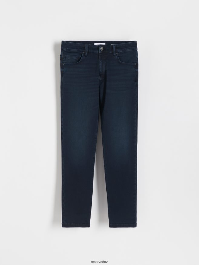 Reserved Men Slim Jeans With Wash Effect P6H08T1556 Apparel Steel Blue