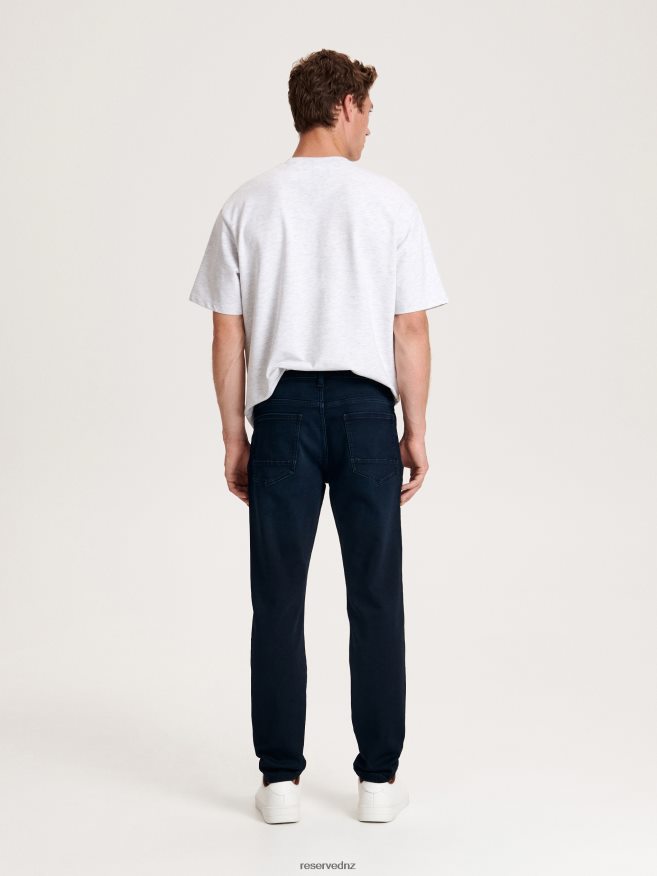 Reserved Men Slim Jeans With Wash Effect P6H08T1556 Apparel Steel Blue