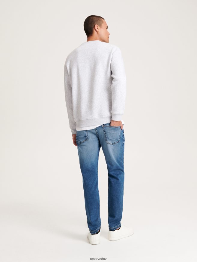 Reserved Men Slim Jeans With Wash Effect P6H08T1560 Apparel Blue