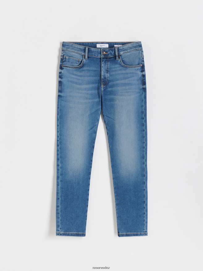 Reserved Men Slim Jeans With Wash Effect P6H08T1560 Apparel Blue