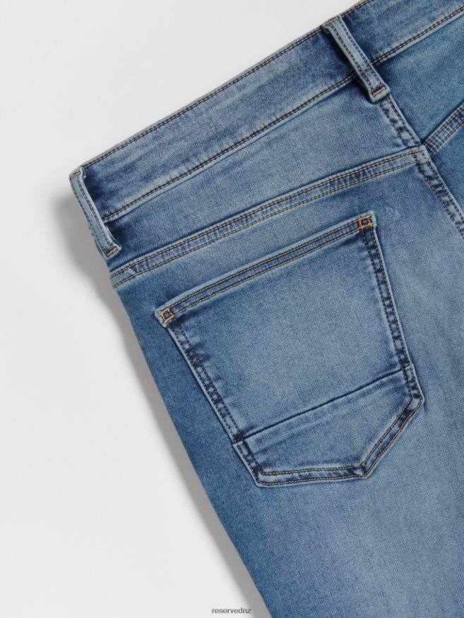 Reserved Men Slim Jeans With Wash Effect P6H08T1560 Apparel Blue