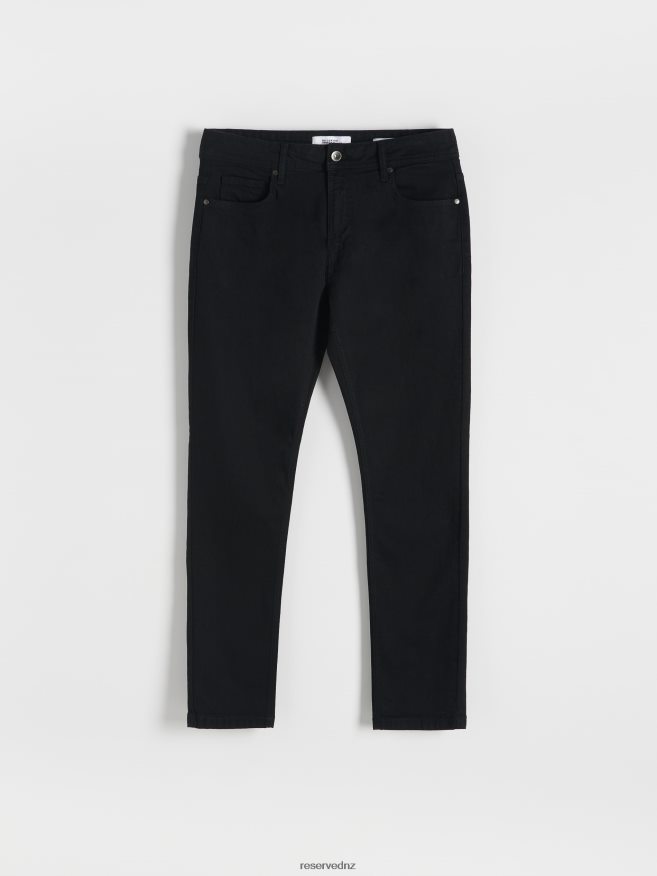 Reserved Men Slim Jeans With Wash Effect P6H08T1562 Apparel Black