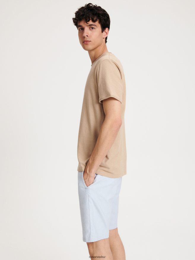 Reserved Men Chino Slim Shorts P6H08T1416 Apparel Blue