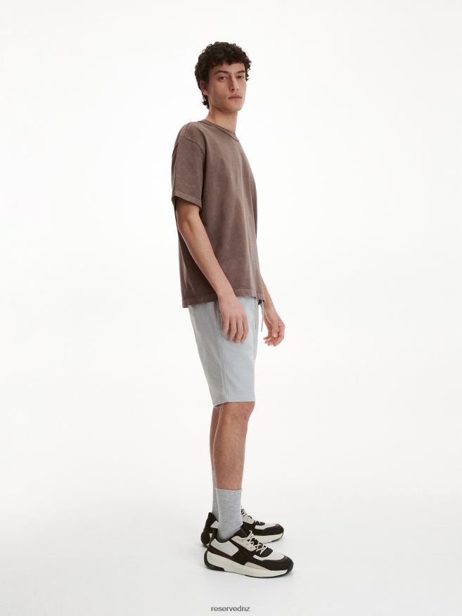 Reserved Men Regular Jogger Shorts P6H08T1430 Apparel Light Grey