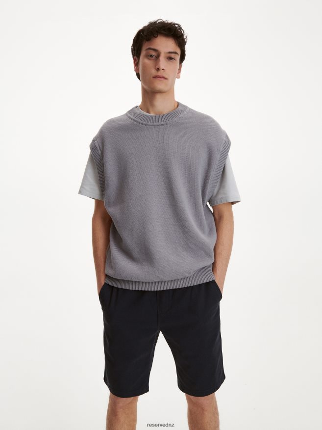 Reserved Men Regular Jogger Shorts P6H08T1446 Apparel Navy