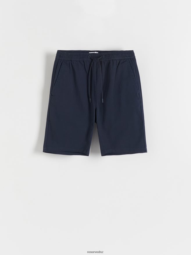 Reserved Men Regular Jogger Shorts P6H08T1446 Apparel Navy