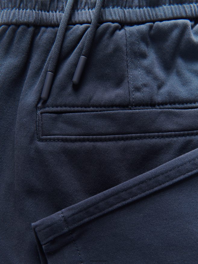 Reserved Men Regular Jogger Shorts P6H08T1446 Apparel Navy