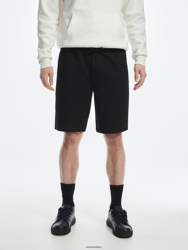 Reserved Men Regular Shorts P6H08T1411 Apparel Black