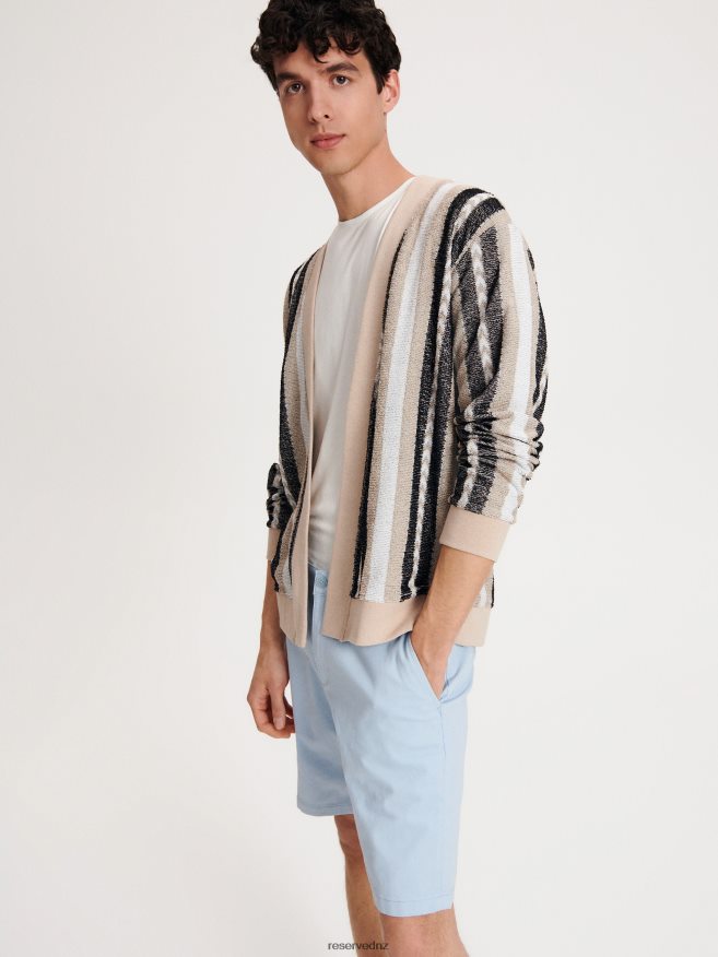 Reserved Men Regular Shorts P6H08T1444 Apparel Pale Blue