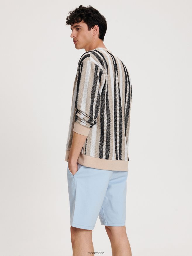 Reserved Men Regular Shorts P6H08T1444 Apparel Pale Blue