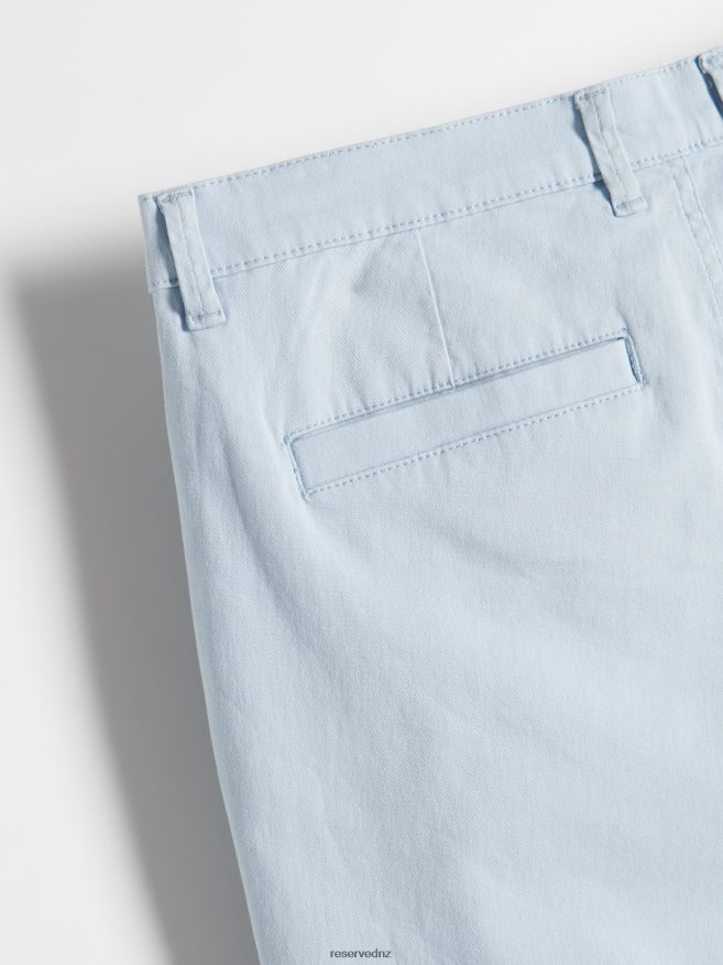 Reserved Men Regular Shorts P6H08T1444 Apparel Pale Blue