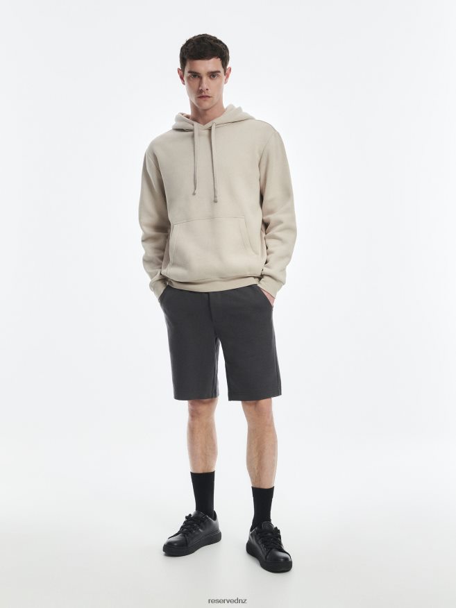 Reserved Men Regular Shorts P6H08T1447 Apparel Dark Grey