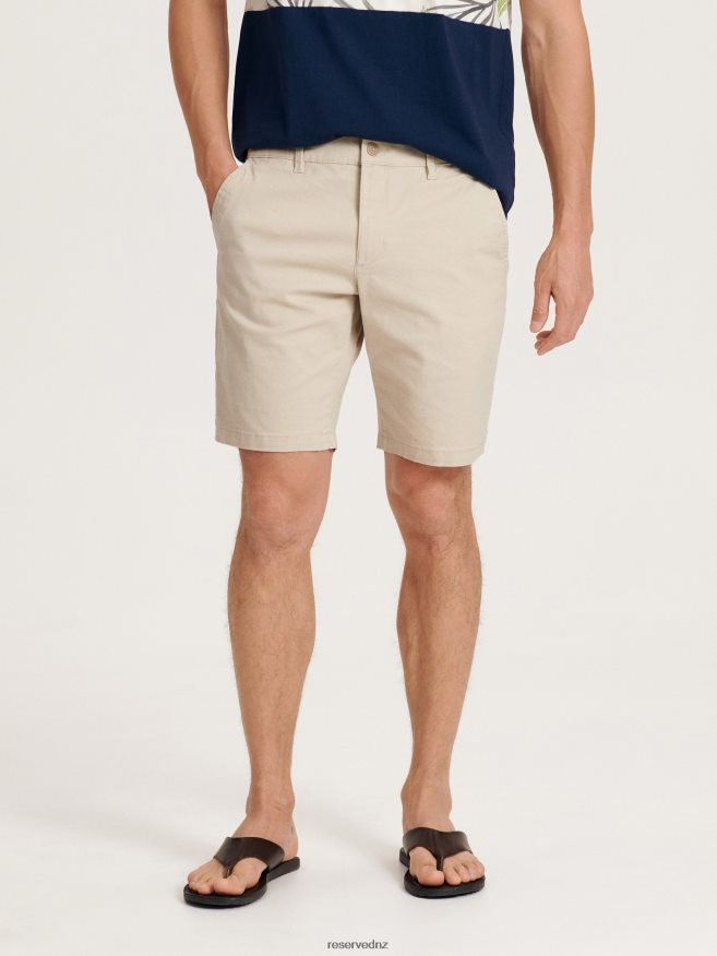 Reserved Men Regular Shorts P6H08T1451 Apparel Beige