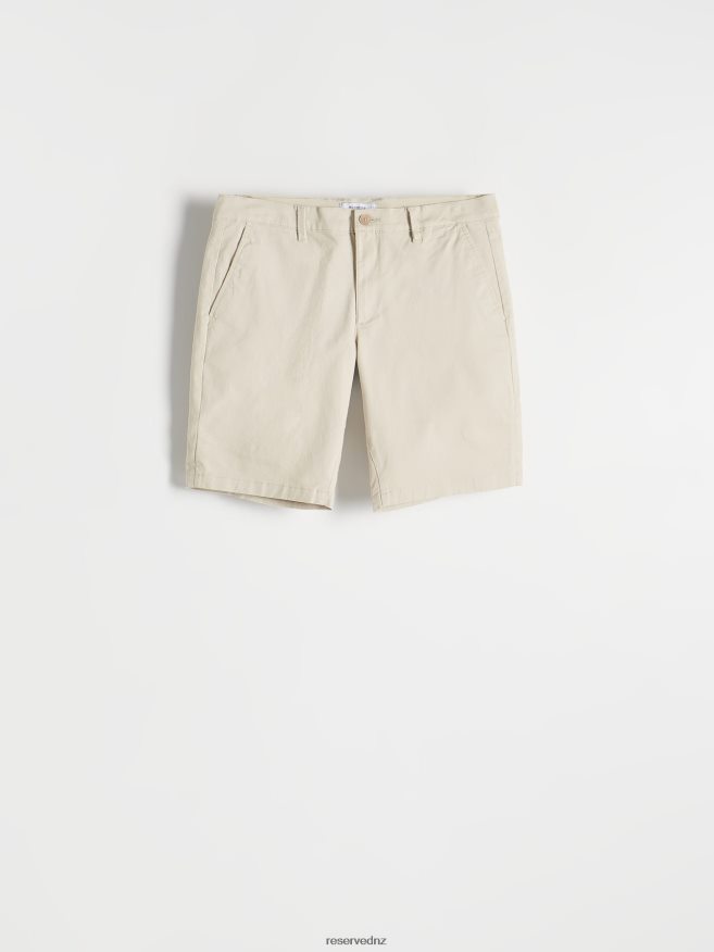 Reserved Men Regular Shorts P6H08T1451 Apparel Beige