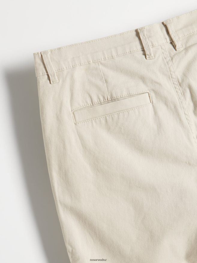 Reserved Men Regular Shorts P6H08T1451 Apparel Beige