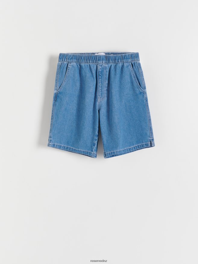 Reserved Men Regular Shorts P6H08T1452 Apparel Blue