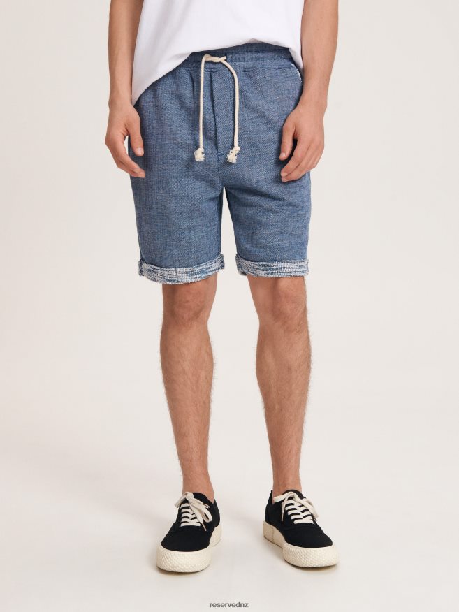 Reserved Men Regular Shorts P6H08T1455 Apparel Navy