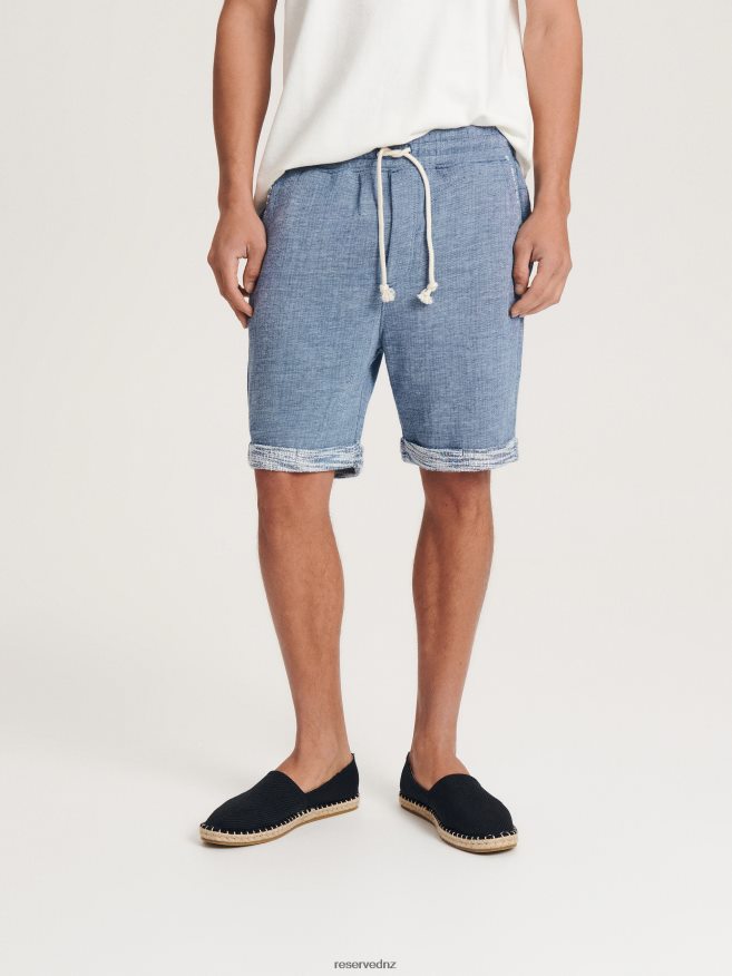 Reserved Men Regular Shorts P6H08T1463 Apparel Navy