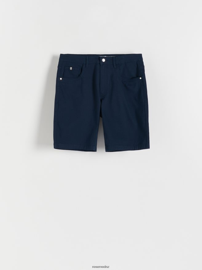 Reserved Men Slim Fit Shorts P6H08T1448 Apparel Navy
